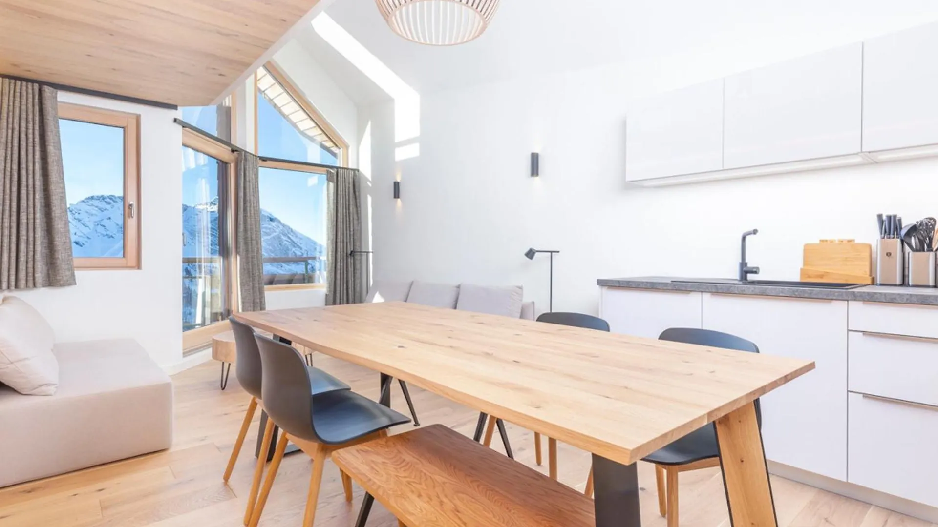 Apartment Ferienwohnung Luxueux Triplex 5 Pieces Avec Mezzanine, Renove, Balcon Et Acces Direct Aux Pistes - Fr-1-314-241 Morzine Frankreich